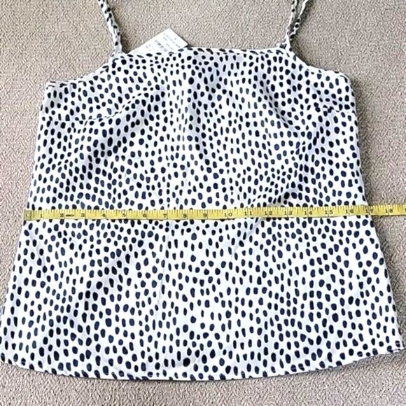 J Crew Navy Blue and Ivory Camisole Tank Size XS - Picture 9 of 13